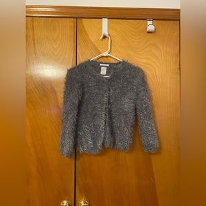 Little girls grey Zara sweater